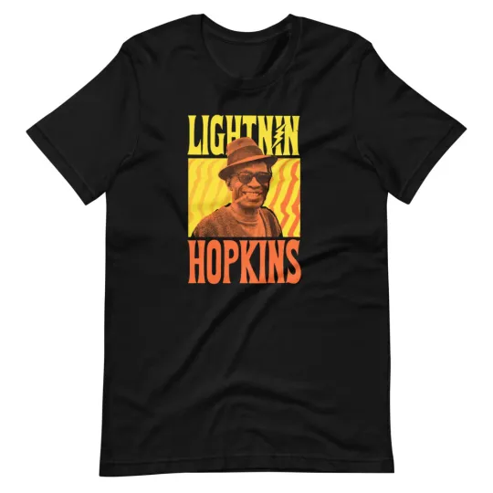 Discover Lightning Hopkins Custom Graphic T-Shirt Unisex