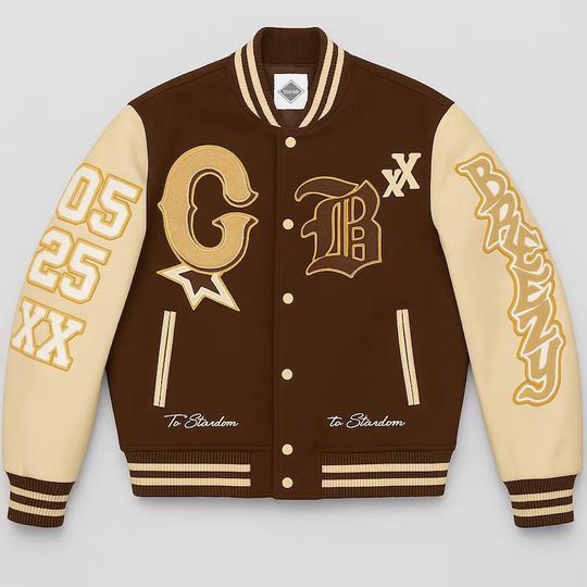 Breezy Bowl XX 2025 Tour Baseball Jacket, Chris Brown Style