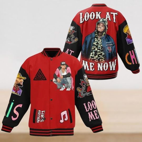 Chris Brown XX 2025 Baseball Jacket, Chris Brown 11:11 Tour Shirt, Chris Brown Breezy Bowl Men Jacket, Chris Brown Merch Women Jackets
