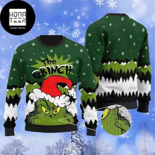 funny character Santa Funny With Snowflakes Pattern Xmas Party Gifts 2025 Ugly Sweater