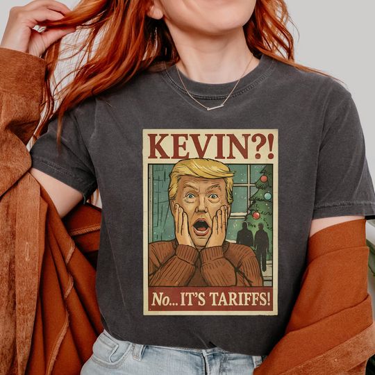 Funny Trump 'Home Alone' Parody Shirt: Political Humor Tee