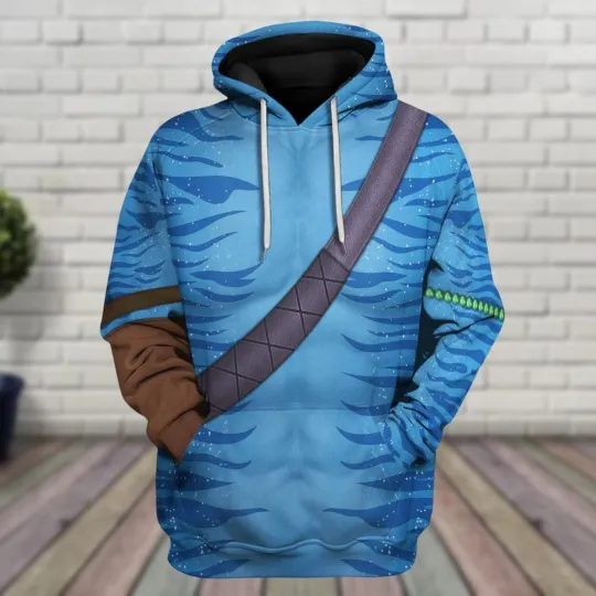 Discover Halloween Jake Costume 3D Hoodie Jogger, Alien Cosplay Hoodie