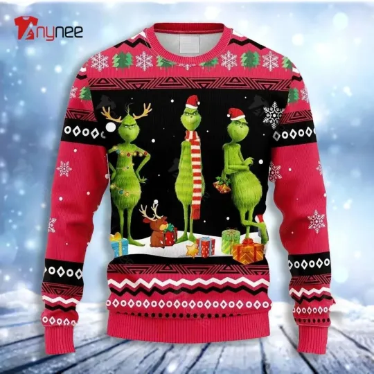 funny character 3D Christmas Gift Ugly Christmas Sweater
