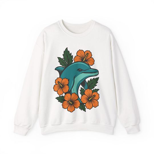 Discover Miami Floral Football Dolphins Sweatshirt, Game Day Sweatshirt, Football Lovers Gift
