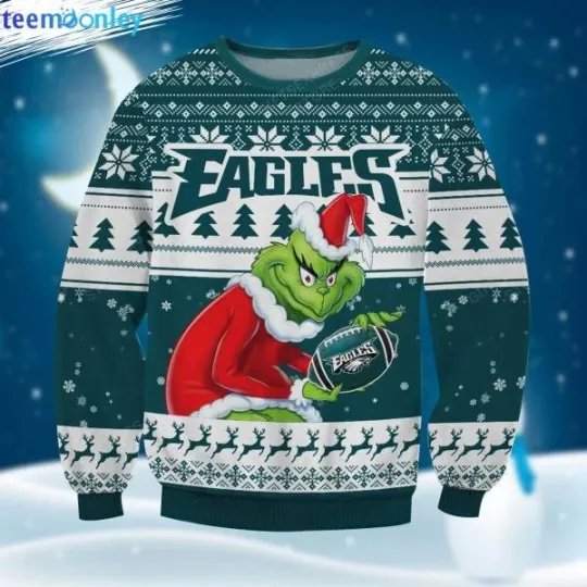 Discover The funny character Eagles Ugly Christmas Sweater, Gift For Fans All Size Xs-5Xl