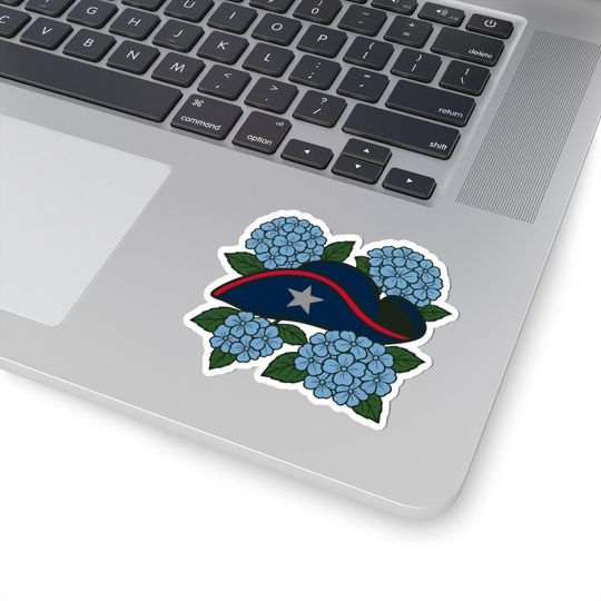 Discover New England Floral Football Patriots Sticker, Game Day Sticker, Football Lovers sticker
