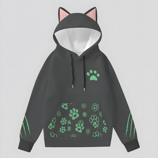 Discover Cat Ear Hoodie: Unisex Kawaii Cosplay Gift
