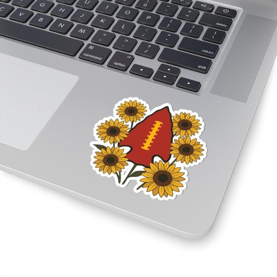 Kansas Football Chiefs Football Sticker, Game Day Sticker, Football Lovers sticker