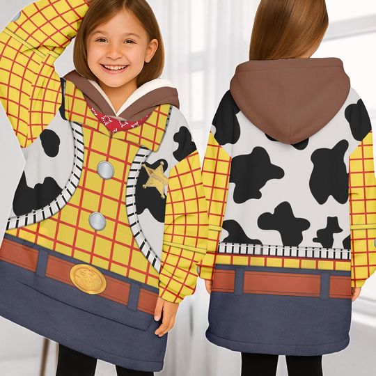 Toy Story Woody Cosplay Blanket Hoodie, Disney Toy Story Hoodie, Disneybound Costume, Disney Friend Shirt, Christmas Hoodie