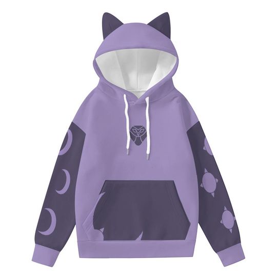 The Collector Cat Ear Hoodie: Owl House Anime Streetwear