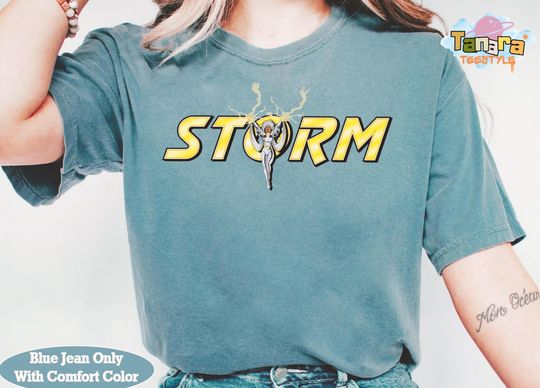Discover Retro 90s Marvel X-Men Storm T-Shirt, MCU Fans Gift, Perfect for Marvel Studios Fans, Superhero Tee, Birthday Holiday Shirt