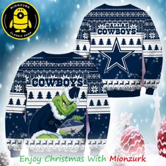 Discover funny character Dallas Cowboys Football football 2025 Xmas Ugly Sweater