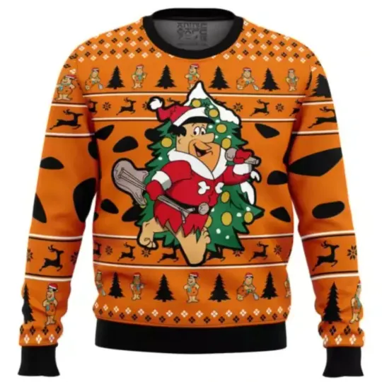Discover BG Christmas Fred The Flintstones Ugly Christmas Sweater