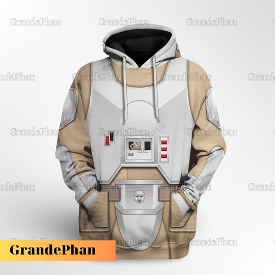 Discover Halloween Snowtroopers Costume Cosplay Hoodie Jogger, Star Wars Costume T Shirt, Disney Halloween Hoodie, Halloween Party Shirt