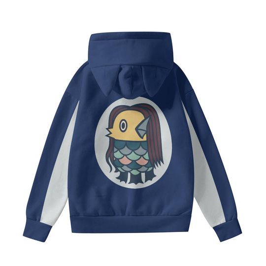 Amabie Cat Ear Hoodie  Seiko Cosplay Hoodie  Japan mtyology Anime Streetwear  Unisex Cute Gothic Gift for Fans