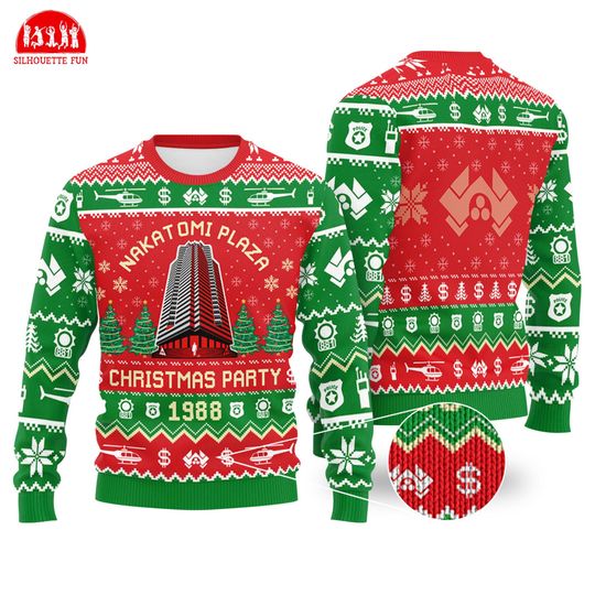 Die Hard Ugly Christmas Sweater, John McClane Christmas Sweatshirt