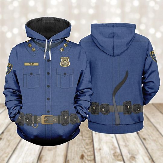 Chief Bogo Costume Shirt, Disney Zootopia Cosplay Costume, Animal Kingdom Hoodie, Disneyland Hoodie, Disneyworld Tee,Halloween Gift