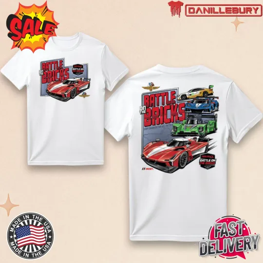 Discover 2025 Tire Rack Battle on the Bricks Multi-Class T-Shirt