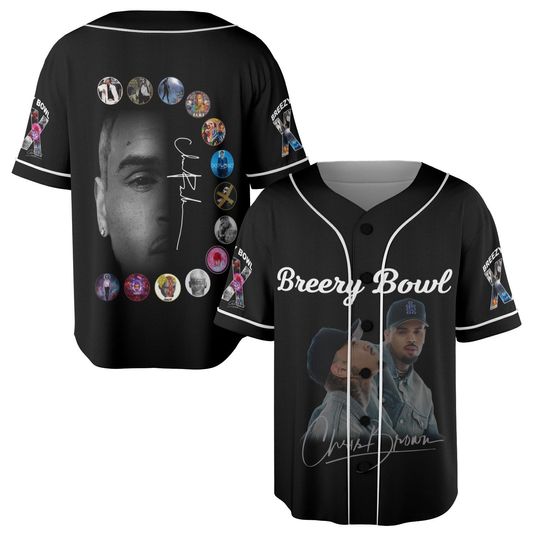 Discover Chris Brown Breezy Bowl XX Baseball Jersey, Chris Brown Jersey, Breezy Bowl XX Shirt, Chris Brown Shirt, Breezy Bowl 2025 Tee