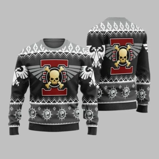 Discover 2025 Christmas Warhammer Deathwatch Iconic Ugly Christmas Sweater