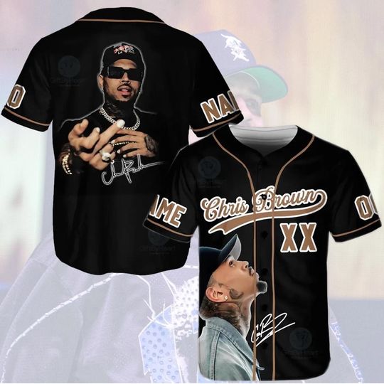 Discover Chris Brown Jersey, Chris Brown Breezy Bowl XX Tour Baseball Shirt, Chris Brown 2025 Breezy Bowl Tour XX Jersey, Chris Brown Tour Jersey