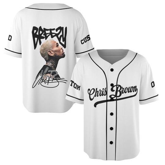Discover Chris Brown Breezy Bowl XX Baseball Jersey, Personalized Chris Brown Jersey, Breezy Bowl XX Shirt, Chris Brown Shirt, Breezy Bowl 2025 Tee