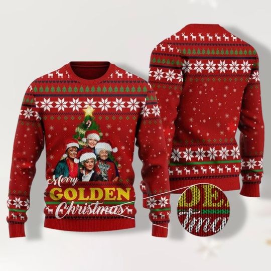 Discover Christmas Stay Golden Ugly Sweater, 80s Movie Shirt, Girls Christmas Shirt, Stay Golden Shirt, The Stay Golden Shirt, Sweater Shirt