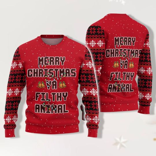 Home Alone Quote Ugly Sweater, Kevin Mccallister, Kevin Quotes Christmas Shirt, Macaulay Culkin Wet Bandits, Holiday Movie Sweater