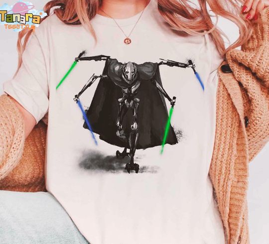 Star Wars Revenge of the Sith General Grievous T-Shirt, Disney Galaxy's Edge Shirt, Perfect for Star Wars Fans