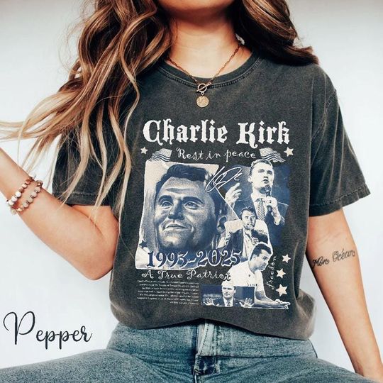 Discover Comfort Color Charlie Kirk Freedom 31 T-Shirt Justice for Charlie Kirk Unisex Birthday October 14