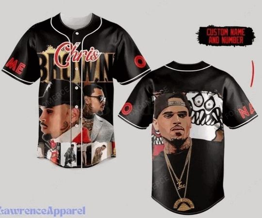 Discover Personalized Chris Brown Baseball Jersey, Breezy Bowl XX Tour Shirt, Breezy Bowl