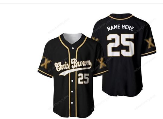 Chris Brown Breezy Bowl 2025 Baseball Jersey Shirt, Personalized Tour Shirt