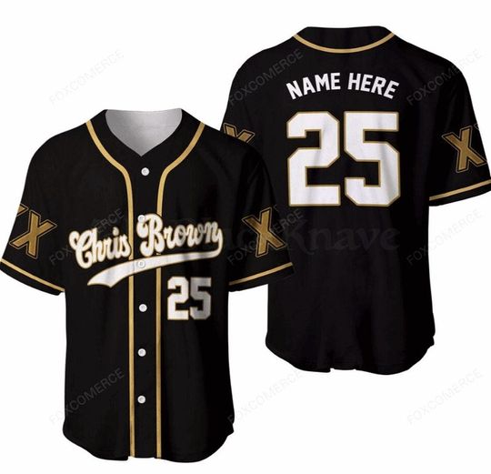 Discover Chris Brown Breezy Bowl 2025 Baseball Jersey Shirt, Personalized Tour Shirt