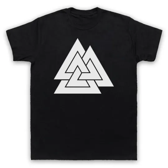 Discover Valknut Norse God Odin Knot T-Shirt Men Women Clothing