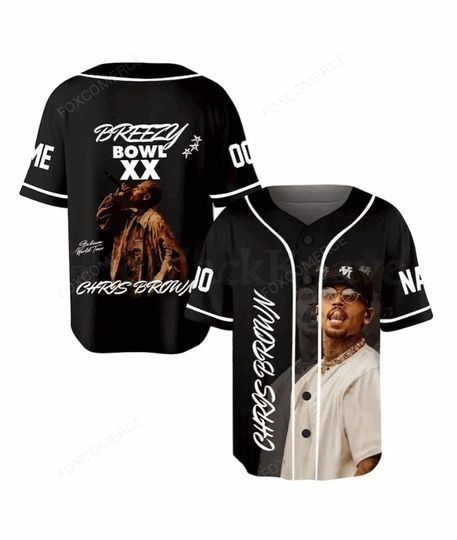 Discover Chris Brown Breezy Bowl Baseball Jersey