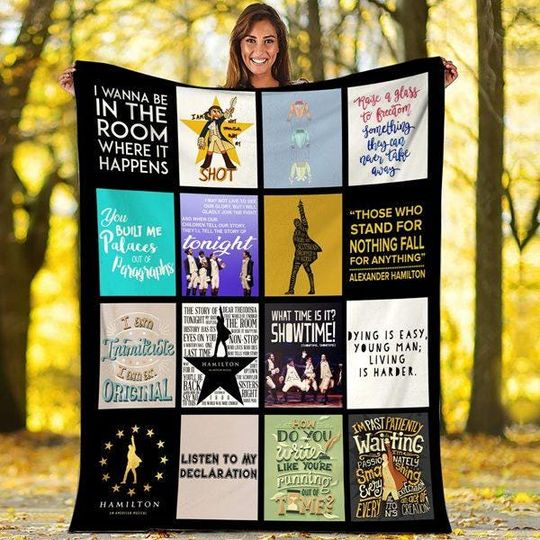 Discover Alexander Hamilton Fleece Blanket, Hamilton Throw Blanket, Hamilton Musical Blanket, Hamilton Fan Gifts, Christmas Gifts, Christmas Blanket