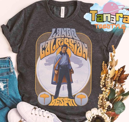 Star Wars Lando Calrissian T-Shirt, Galaxy's Edge Collection, Perfect for Star Wars Fans, Classic Movie
