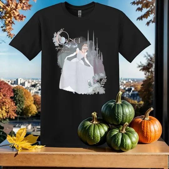 Discover disney princess Cinde one T-shirt T shirt Men Women Unisex Tshirt SY404