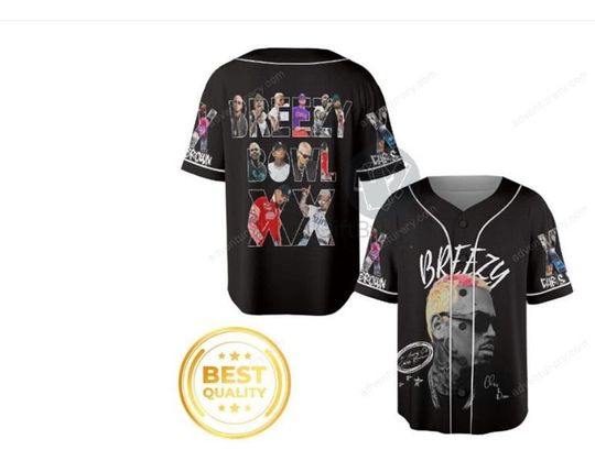 Discover Chris Brown Breezy Bowl XX Baseball Jersey, Breezy Bowl Tour XX Shirt, Breezy Bowl XX Shirt, Chris Brown Tour Shirt, Breezy Bowl 2025 Tee