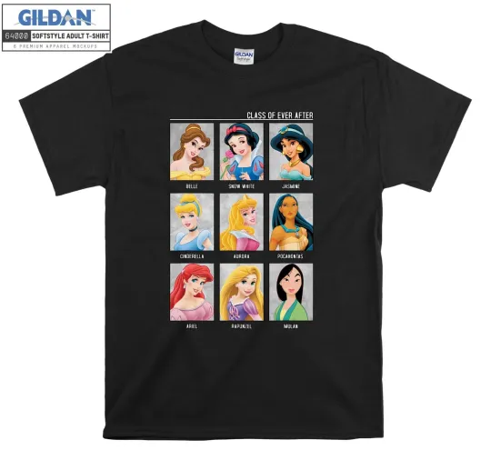 Discover Disney Princesses Class Ever T-shirt Gift T shirt Men Women Unisex Tshirt 6297