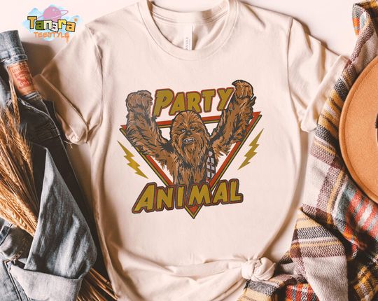 Discover Retro 90s Star Wars Chewbacca T-Shirt, Perfect for Star Wars Fans, Galaxy's Edge Gift