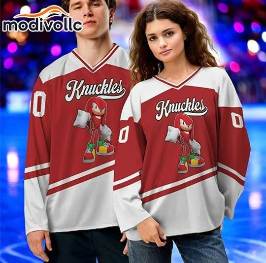 Custom Sonic Hockey Jersey: Personalized Name & Number, Fan Gift