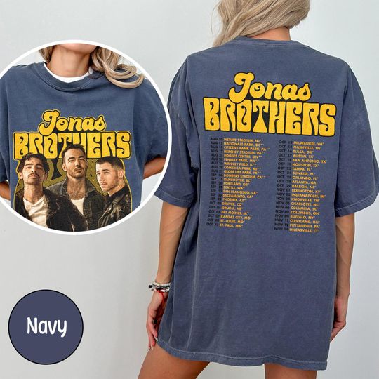 Retro Jonas Brothers Tour Double Sided T-Shirt