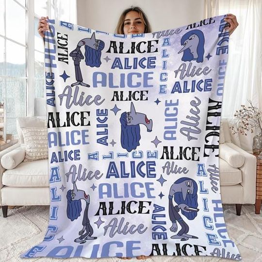 Discover Personalized Ennui Watercolor Disneyland Pixar Inside Out Blanket, Disgust Sadness Anger Anxiety Ennui Envy Inside Out 2 Movie Blanket