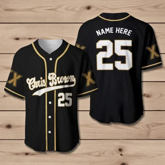 Discover Chris Brown Breezy Bowl 2025 Baseball Jersey, Personalize For Men & Women