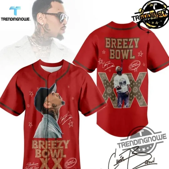 Discover Brown Breezy Bowl XX 2025 World Tour Baseball Jersey