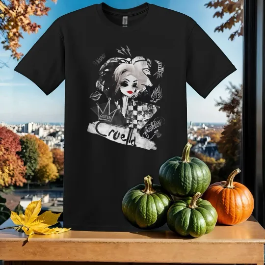 Discover Disney Cruella Artsy Shirt, T-shirt T shirt Men Women Unisex Tshirt