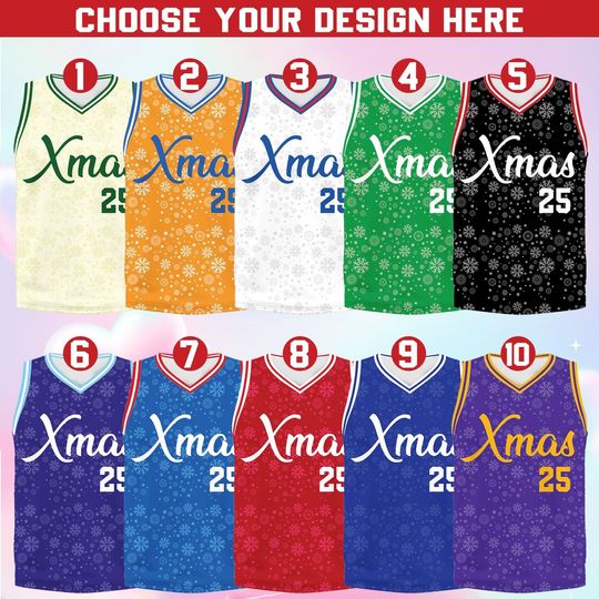 Custom Christmas Basketball Jersey Team Name & Number, Reindeer Basketball Jersey Team, Game Day Outfit, Basketball Jersey for Christmas