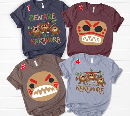 Disney Moana Kakamora Shirt, Disney Princess Moana 2 Movie Maui Beware The Kakamora, Kakamora Coconut Pirate Family Tee, Disney Cruise Shirt