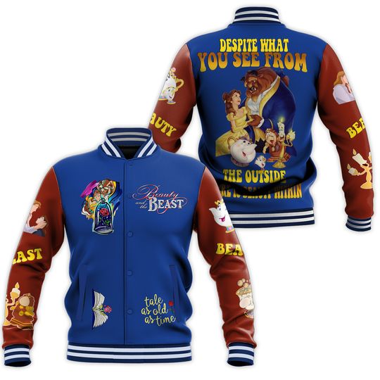 Beauty And The Beast Disney Baseball Jacket